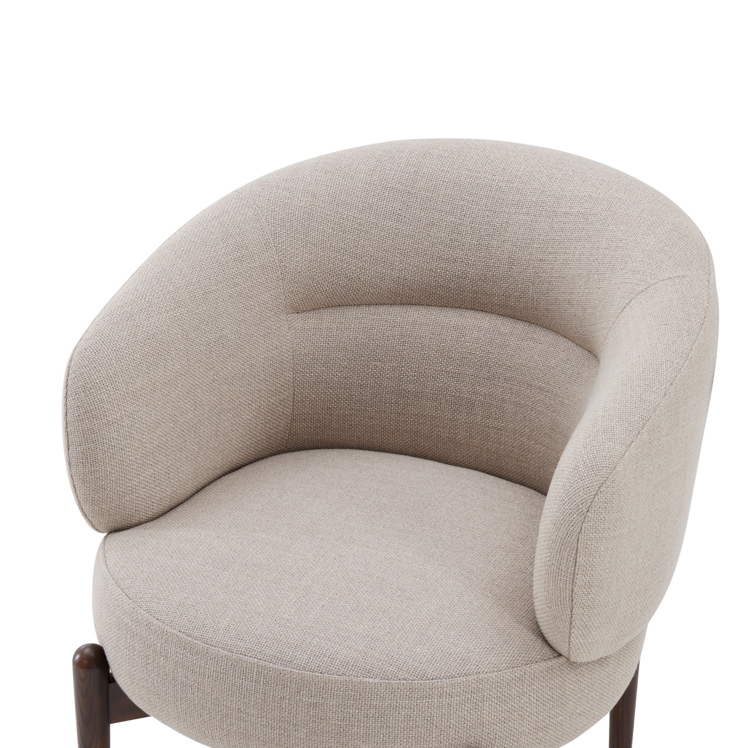 Bloor Accent Chair in Link Ecru - Modern Upholstered Lounge Chair for Living Room, Bedroom, or Office - Perfect for Reading, Relaxing, and Home Decor