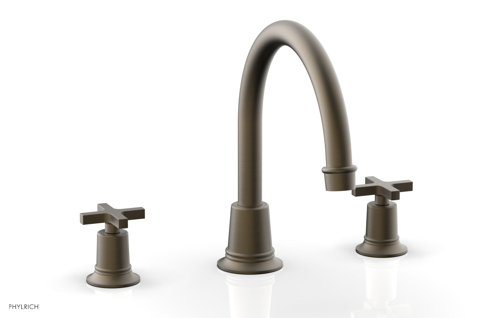 HEX MODERN Deck Tub Set with Cross Handles - 42