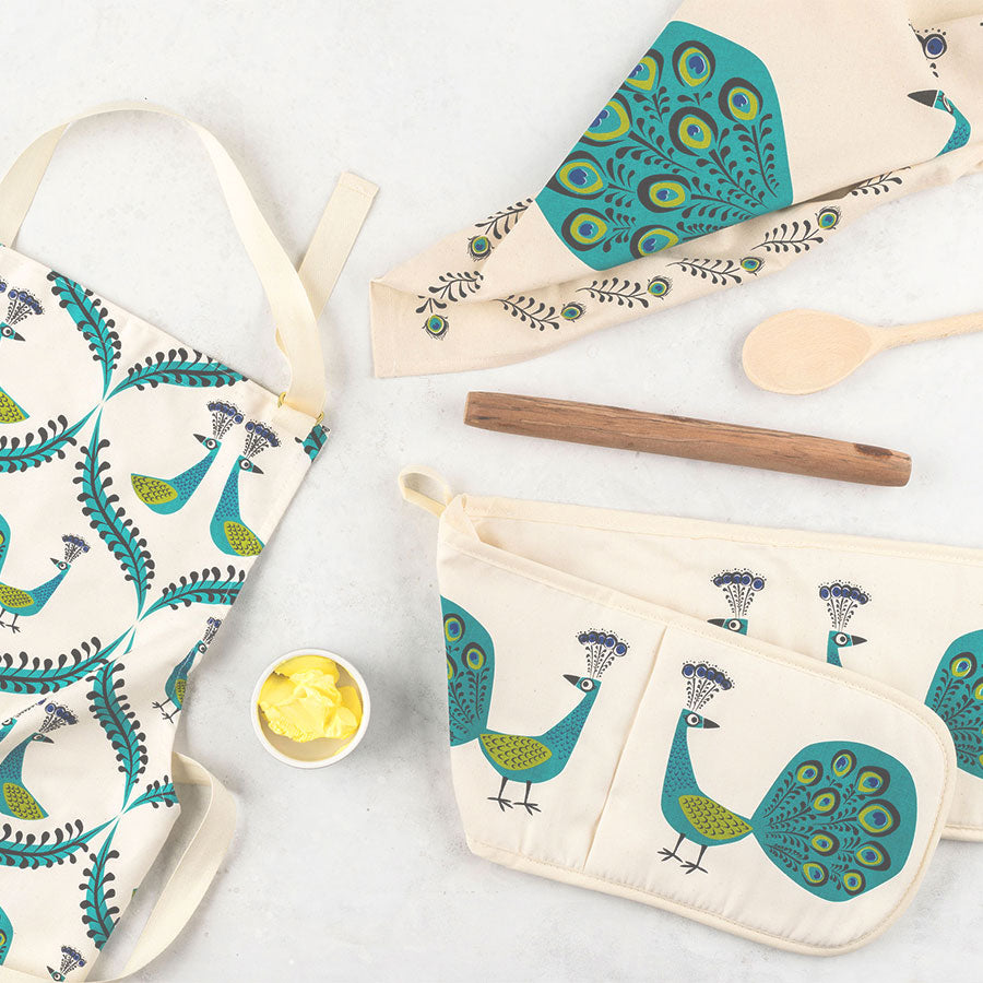 Peacock Textiles Bundle - Premium Home Decor & Fashion Accessories for Boho Chic Style, Parties, and Gift Giving