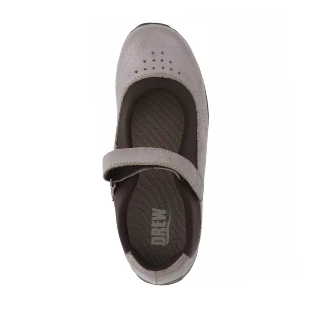 Women's Rose Gold & Dusty Pewter Sandals - Comfortable Regular Width Footwear for Casual Outings & Summer Vacations