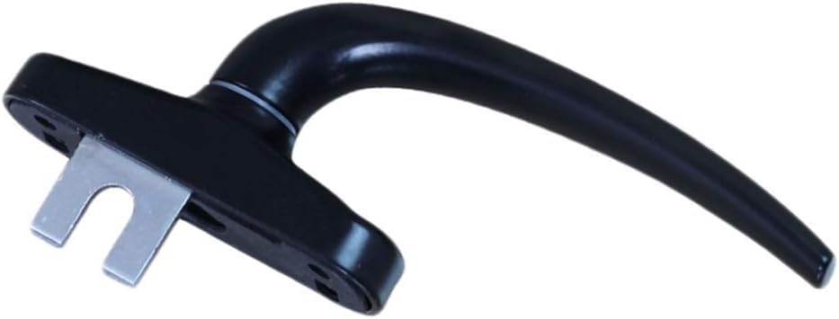 Universal UPVC Window Locks & Handles - Aluminum Alloy Inline Rotating Window Lock Handle for Doors & Windows (White/Black) - Secure Home & Office Windows, Perfect for Sliding Windows & Patio Doors
