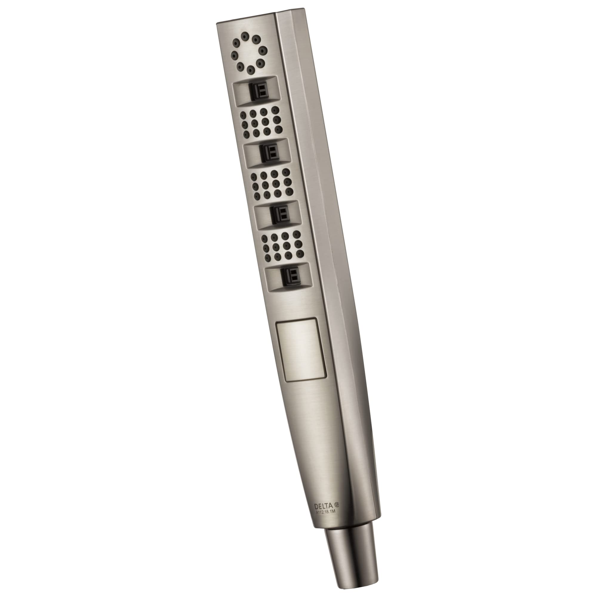 Delta Faucet Tetra H2Okinetic Handheld Shower Head with Lumicoat Stainless Finish - Brushed Nickel Detachable Shower Head for Bathroom & Spa Experience | 59140-SS-PR