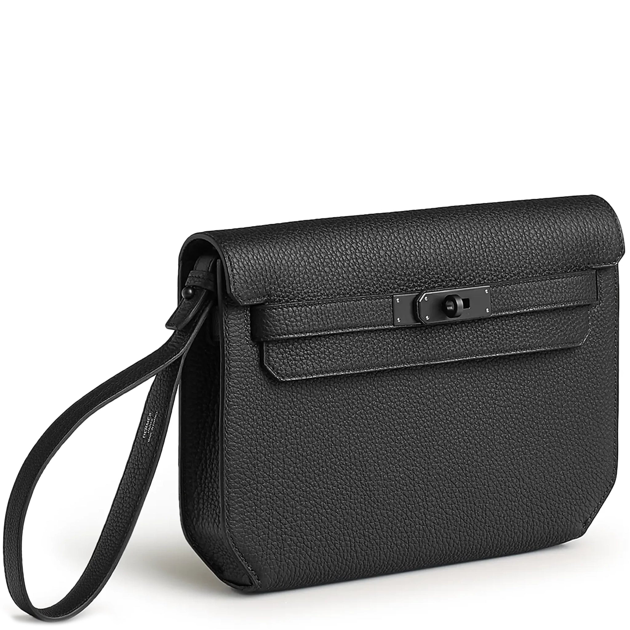 Hermès Kelly Depeches 25 Handbag in Togo Leather with Monochrome Design & Palladium Hardware - Luxury Crossbody Bag for Women, Perfect for Work, Travel and Special Occasions