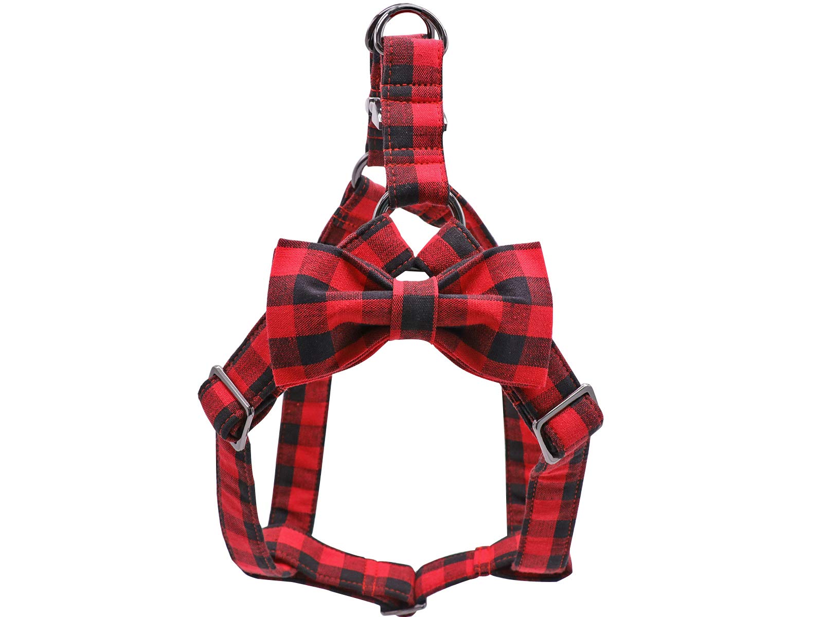 Adjustable Dog Harness with Comfortable Bowtie - Durable Pet Harness for Small, Medium & Large Dogs - Perfect for Walking, Training & Outdoor Adventures