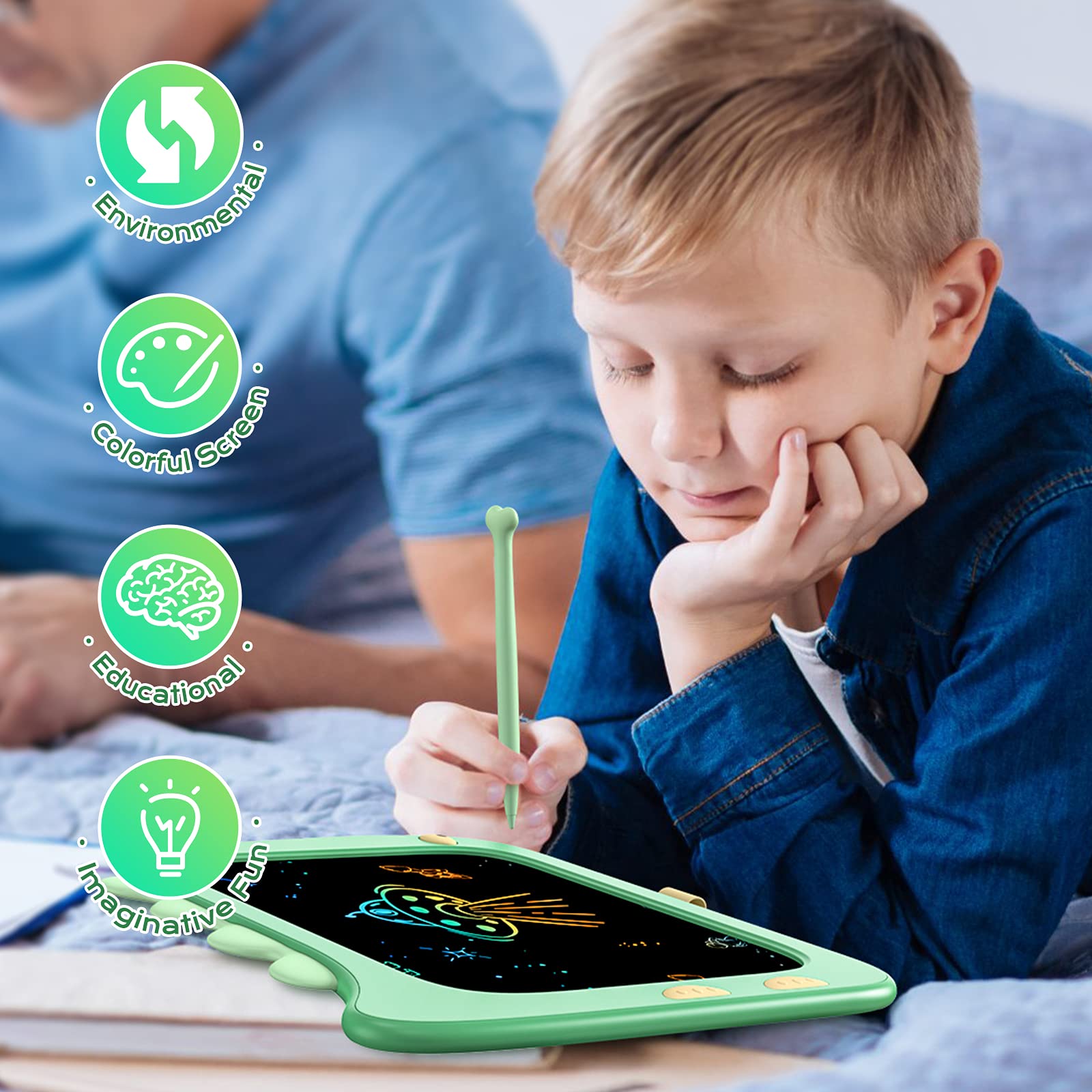 TEKFUN LCD Writing Tablet for Kids Ages 3-6 - 8.5