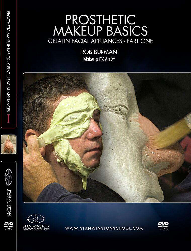 Stan Winston Studio Prosthetic Makeup Basics - Gelatin Facial Appliances DVD | Professional Special FX Makeup Tutorial for Halloween & Cosplay