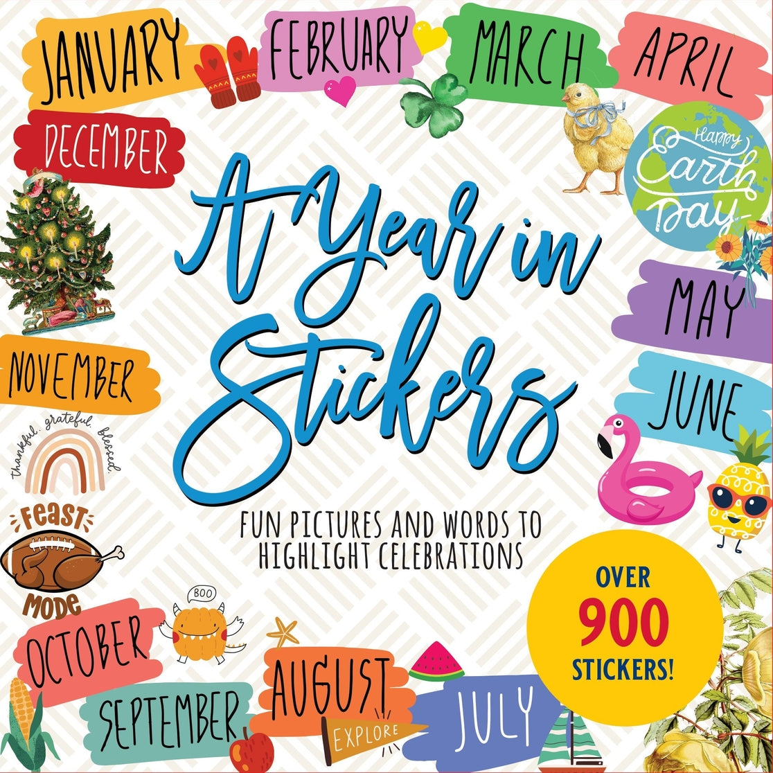 2024 Sticker Pack - 365 Unique Stickers for Planners, Journals & Scrapbooks | Perfect for Daily Use, DIY Crafts & Gift Giving