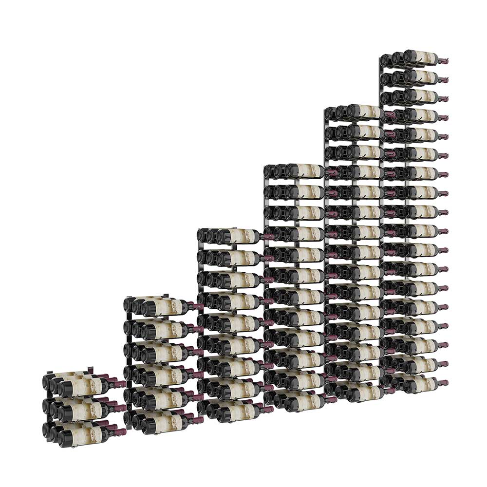 W Series Under the Stairs Wine Wall Kit - Premium Wine Storage Solution for Home & Basement - Perfect for Wine Enthusiasts & Entertaining Guests
