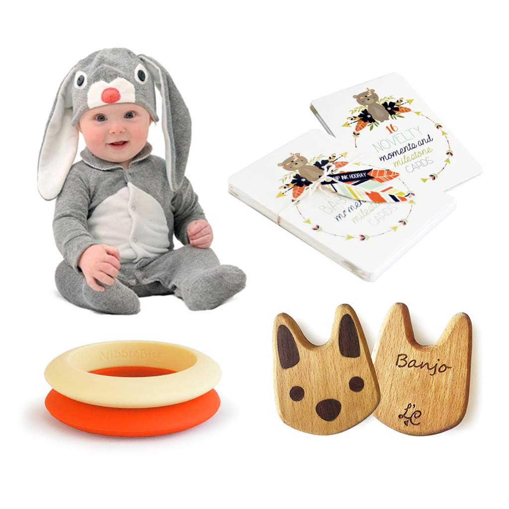 Ultimate Baby Bunny Gift Basket for Boys - Adorable Newborn & Toddler Present for Baby Showers, Birthdays & Special Occasions