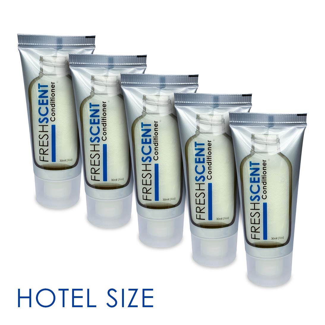 Freshscent Conditioner 1oz (100 Pack) - Travel Size Bulk Toiletries for Hotels, Hospitality & Personal Use | Perfect for Hotels, Gyms, Spas, Travel & Guest Amenities