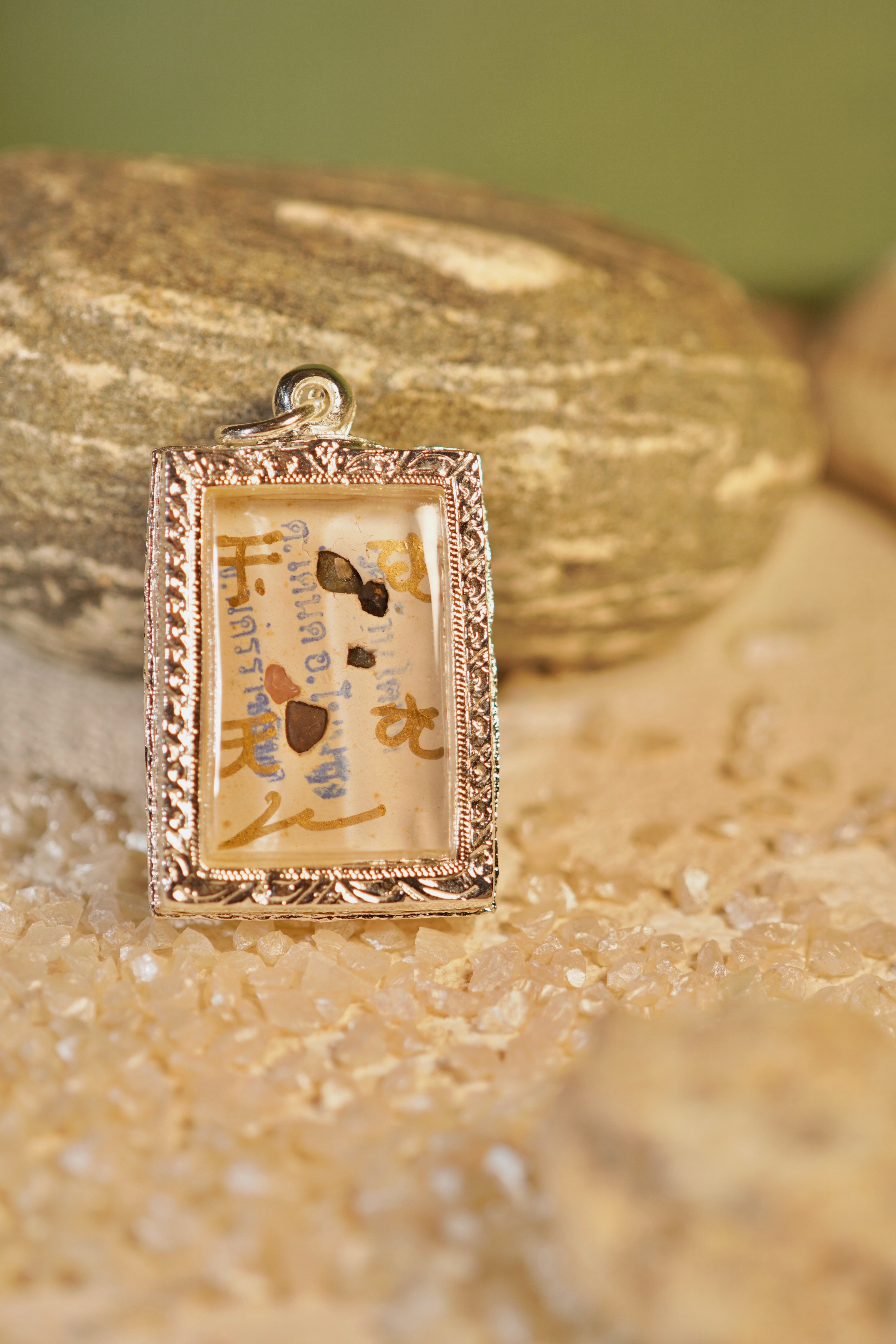 Salika XL Amulet - Elegant Spiritual Jewelry for Protection & Good Luck | Perfect for Meditation, Yoga & Daily Wear