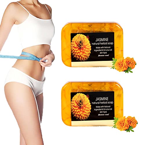 Natural Organic Anti-Cellulite Firming Soap - Fat Burning & Body Slimming for All Skin Types (2 Pack) - Perfect for Post-Workout Recovery & Spa Day Self-Care