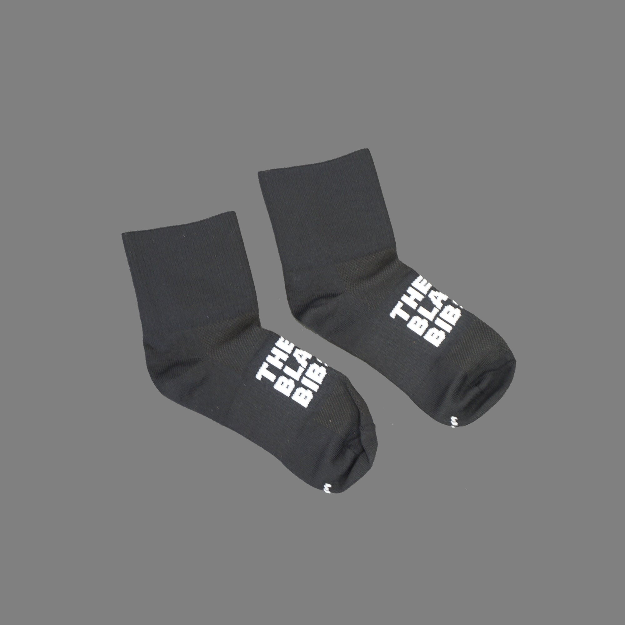 The Black Bibs Cycling Socks - Breathable Short Socks for Men & Women - Perfect for Road Biking, Mountain Biking & Indoor Training