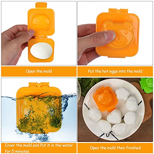 10-Piece Non-Stick Rice Ball Molds Set - Includes 2 Sushi Rice Shapers & 6 Animal Egg Molds for Beginners & Kids | Perfect for Bento Boxes, Home Cooking, and Fun DIY Japanese Cuisine