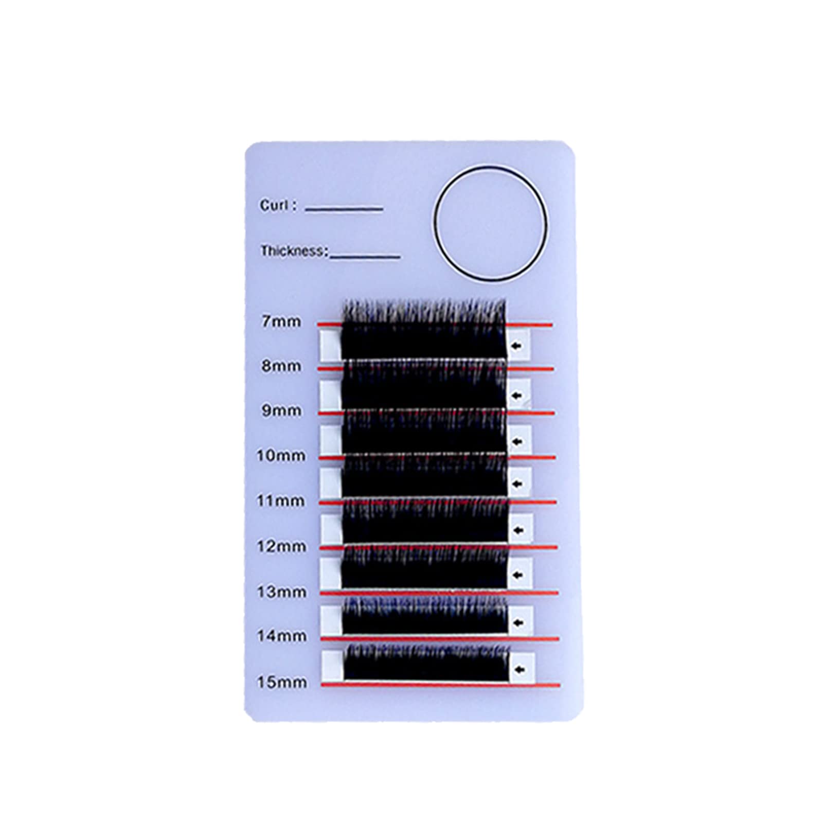 Universal Eyelash Palette - Durable Lash Tray for Eyelash Extensions, False Eyelash Holder - Black | Perfect for Professional Lash Artists & DIY Beauty at Home