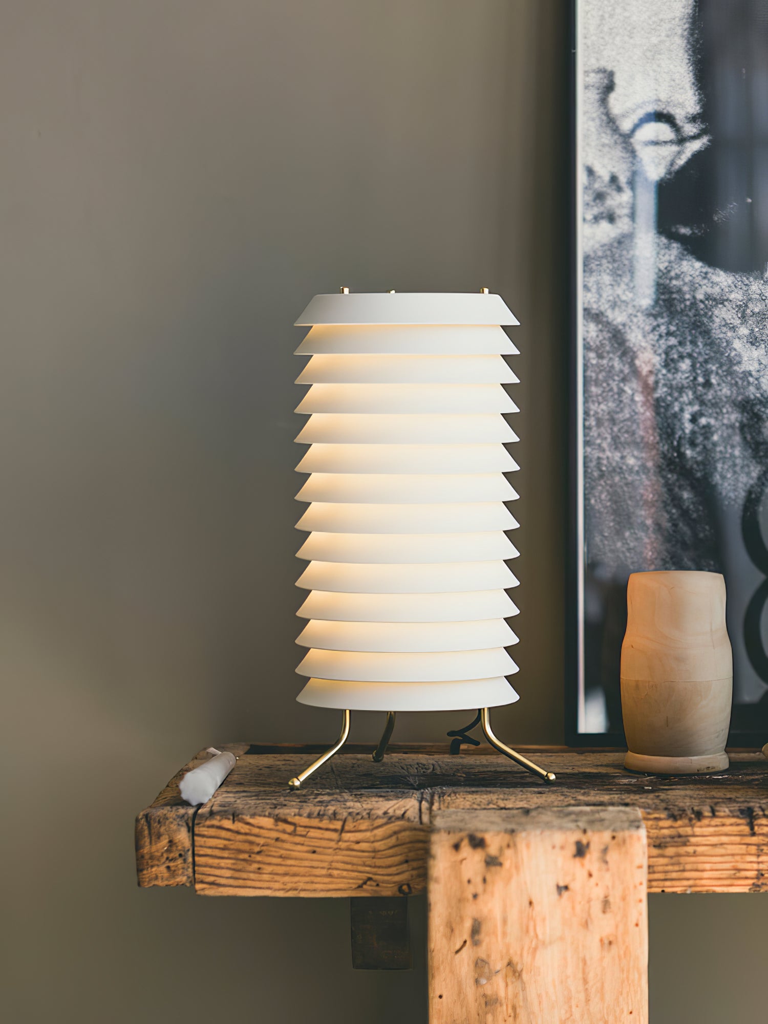 Modern Baltic Tower Table Lamp - Adjustable LED Desk Light for Home Office, Bedroom & Study - Perfect for Reading, Working & Decor