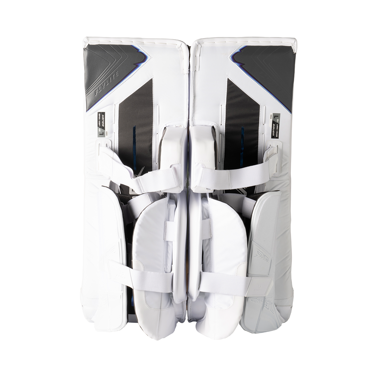 S25 Vapor Flylite Senior Goalie Leg Pads - Lightweight Hockey Goalie Gear for Ice & Street Hockey - Perfect for Competitive Play & Training