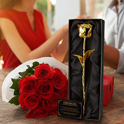 Golden Rose Artificial Flower Bouquet - Elegant Home Decor for Weddings, Parties & Events | United Entertainment Gizzys Collection