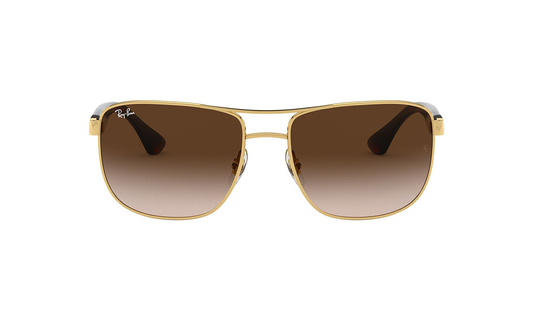 RayBan 3533 Aviator Sunglasses - Polarized UV Protection Lenses for Men & Women - Classic Pilot Style for Outdoor Activities, Driving, and Travel
