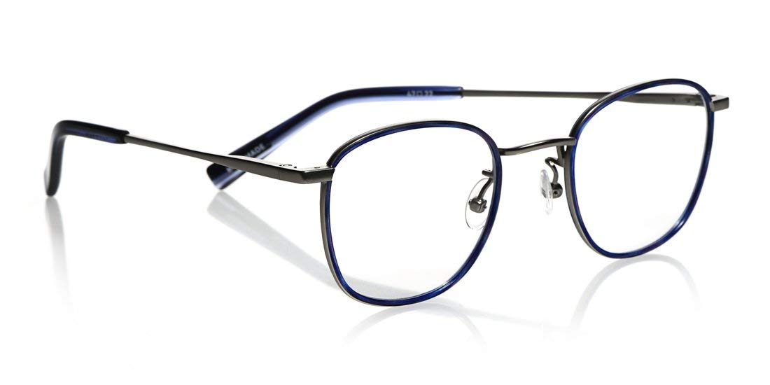 Eyebobs Inside Unisex Premium Reading Glasses for Men & Women | Square Frame Readers for Computer Work, Reading Books & Close-up Tasks