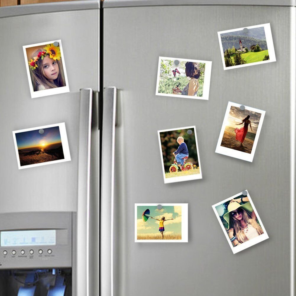 80-Piece 8x2mm Strong Refrigerator Magnets - Multi-Purpose Fridge Magnets for Science Projects, DIY Crafts, Office & Home Organization (Perfect for Whiteboards, Photos, Notes & School Projects)