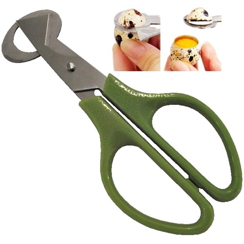 Premium Stainless Steel Quail Egg Scissors - Kitchen Shears for Perfectly Cutting Boiled Eggs - Ideal for Cooking, Baking & Garnishing Dishes