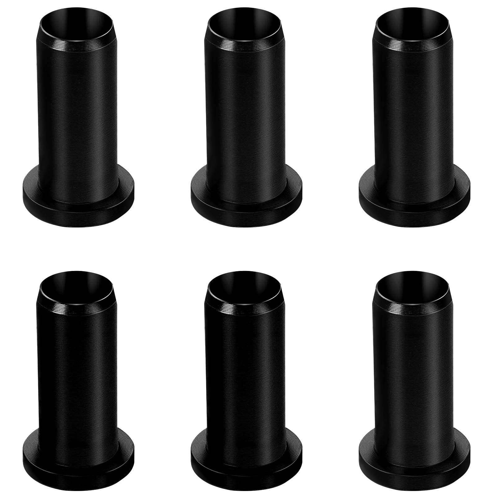 6 Pack 1/2 Inch Oar Lock Socket Inserts - Boat Oarlock Bushings for Oar Protector & Tool Holder - Marine Hardware Accessories - Perfect for Canoes, Kayaks, and Rowboats
