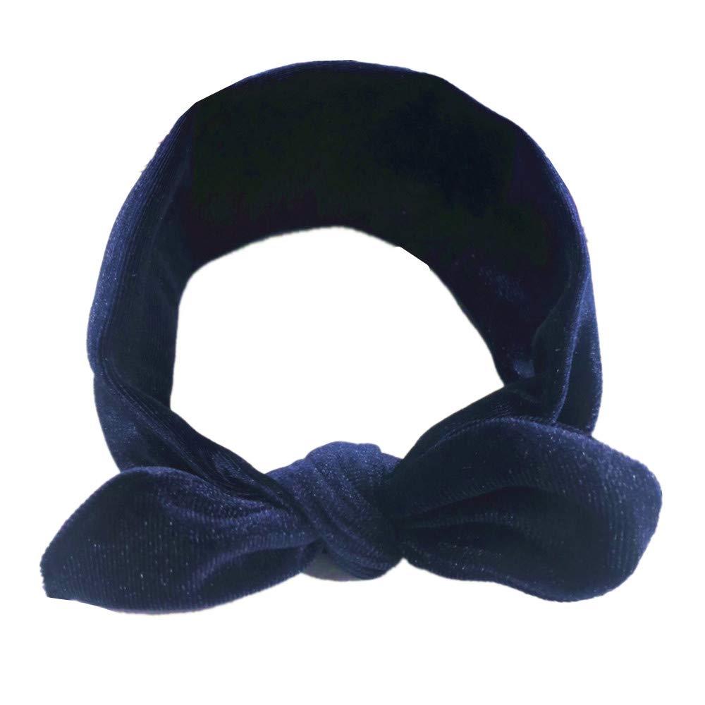 11Pcs Velvet Hair Bows for Toddler Girls - Soft Ribbon Headbands & Big Bow Hair Accessories for Baby, Kids - Perfect for Parties, Holidays & Daily Outfits