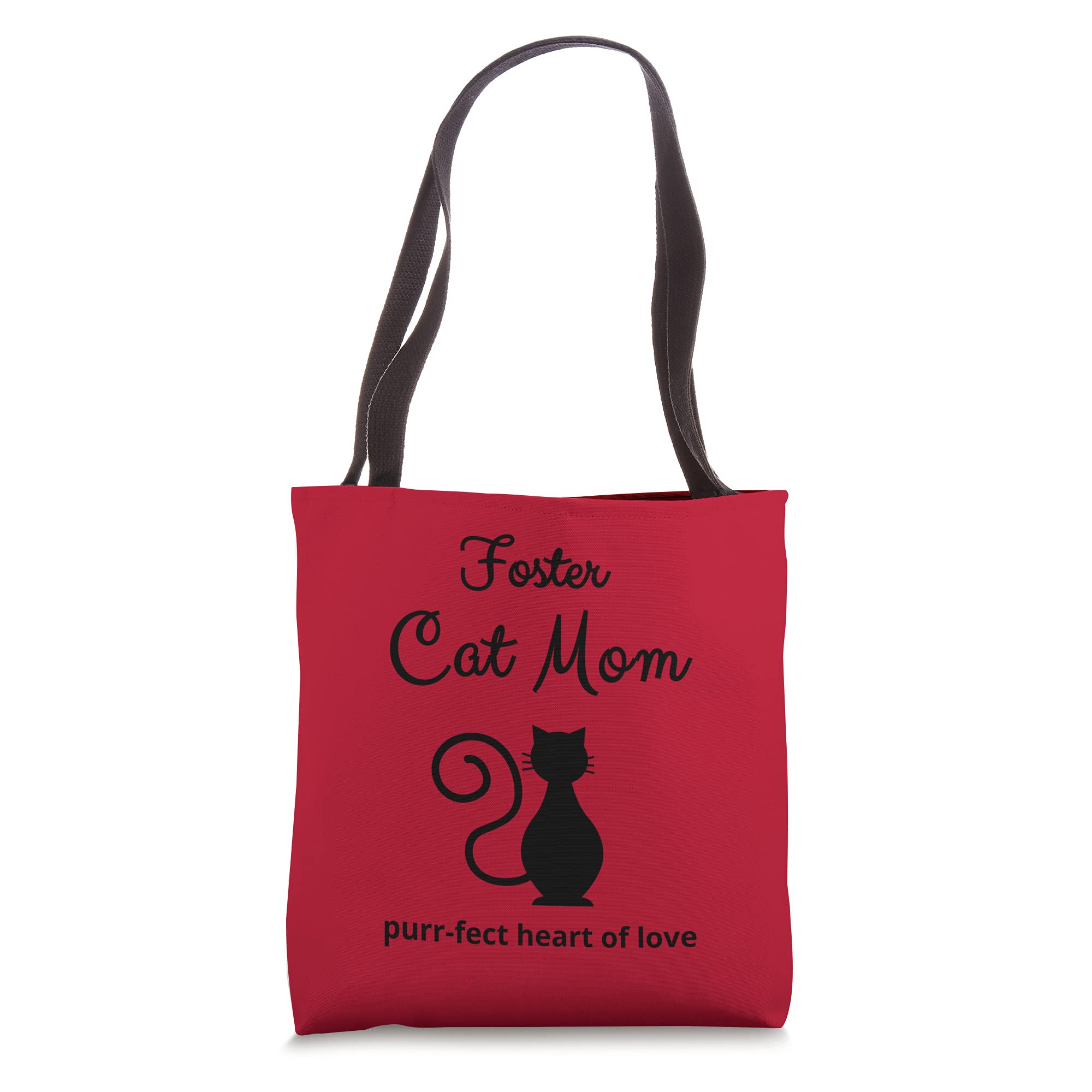 Stylish Cat Foster Mom Tote Bag - Durable & Spacious Cat Rescue Gift for Women - Perfect for Groceries, Work & Volunteer Days