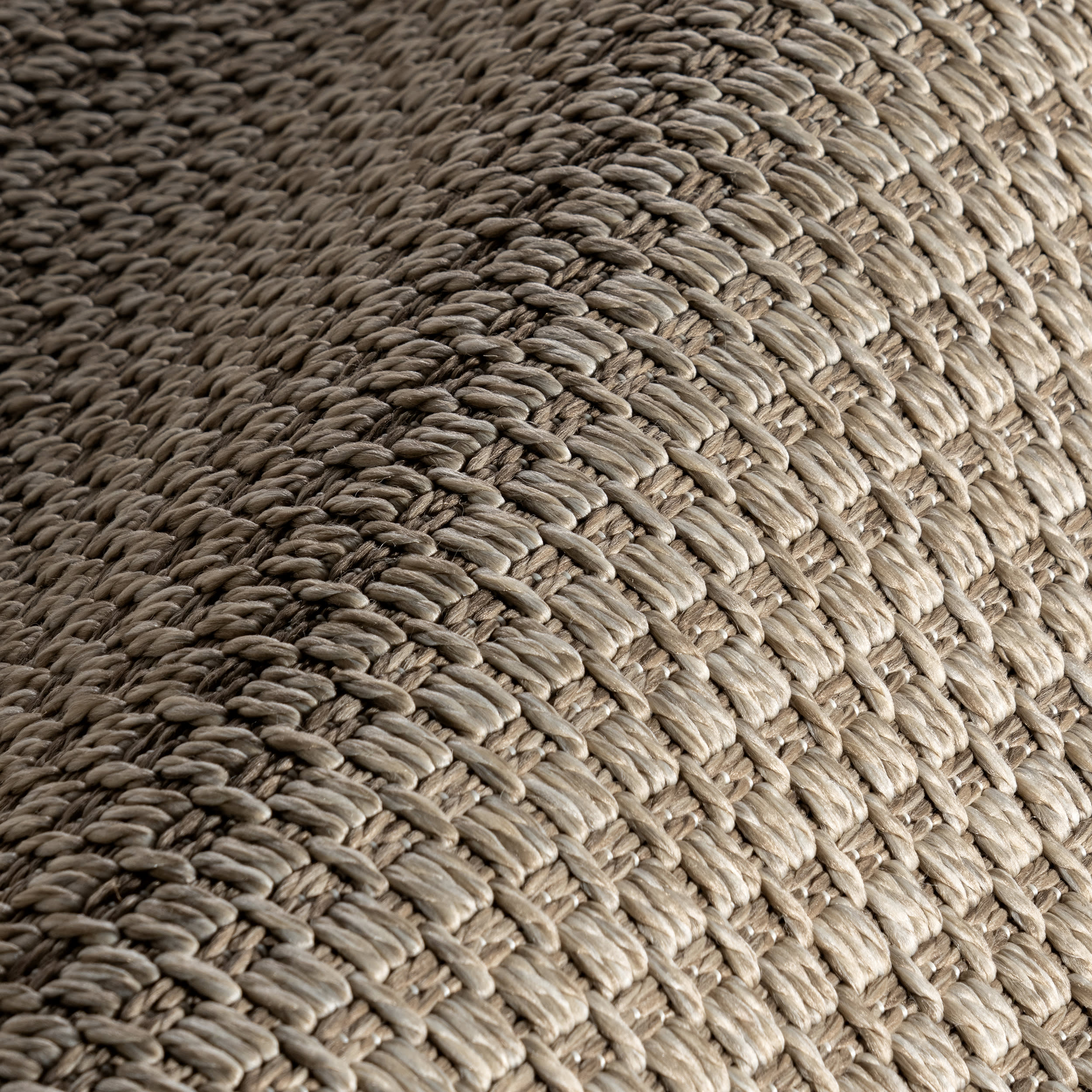 Alora Textured Geometric Area Rug - Soft Neutral Indoor Outdoor Carpet for Living Room, Bedroom, Patio & Deck | Non-Slip Durable Home Decor