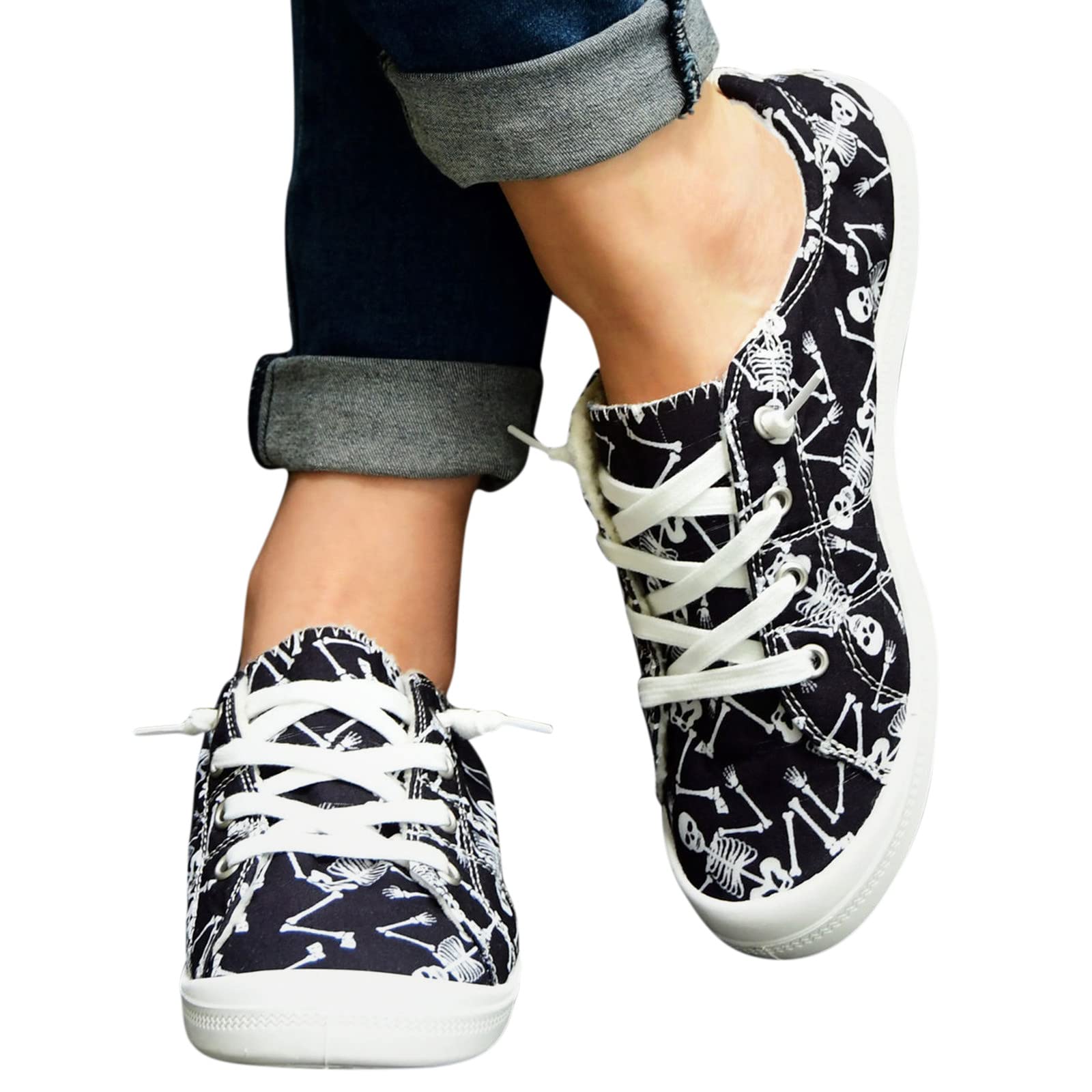 AAAOZKJIE Women's & Men's Espadrilles - Comfortable Lightweight Lace-Up Shoes for Casual Wear, Beach, and Summer Outfits