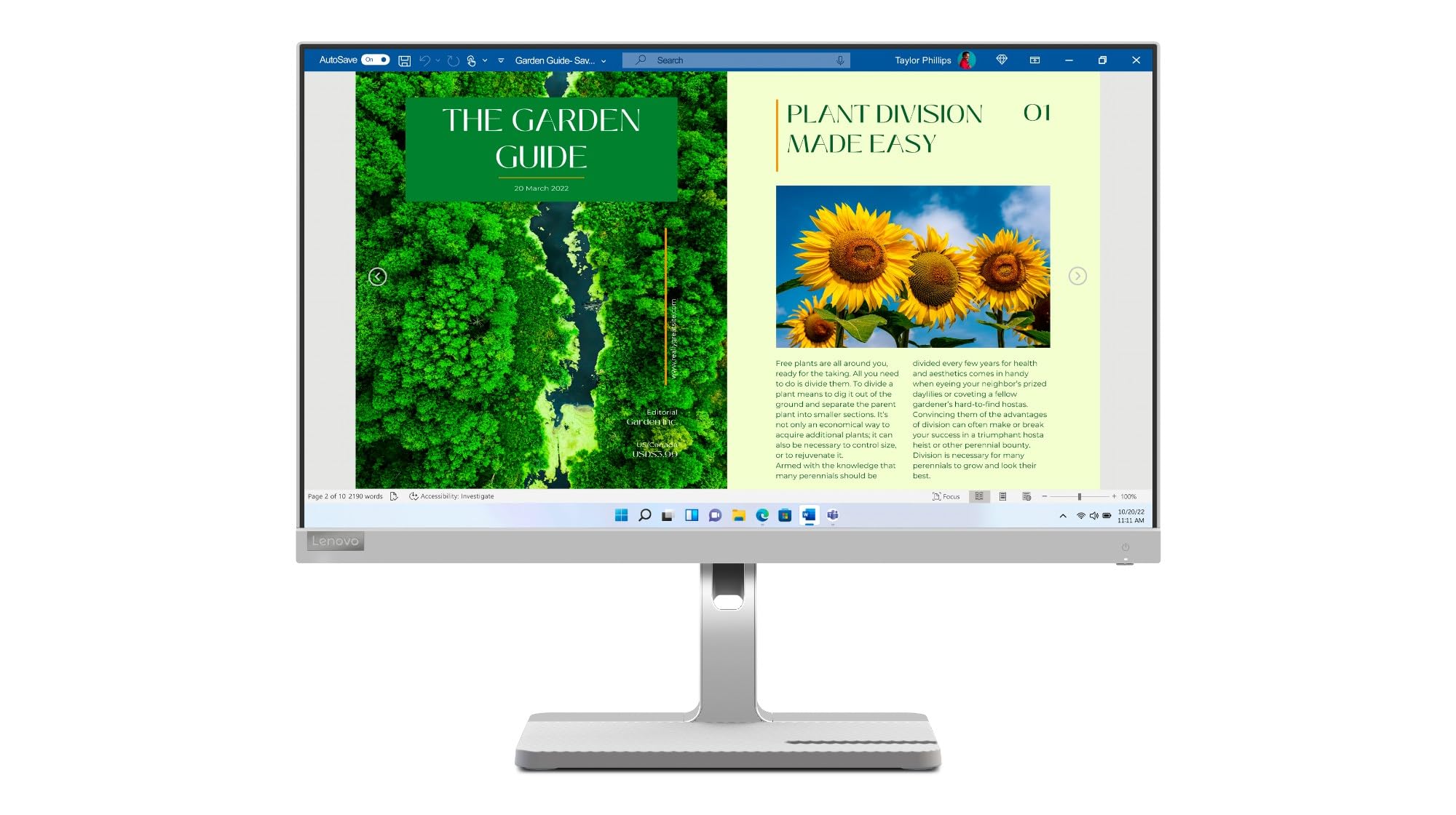 Lenovo L24m-40 23.8 Inch Full HD 1080p LED Computer Monitor - 1920x1080 Resolution, VGA & HDMI Ports for Home Office, Gaming, and Workstation Setup