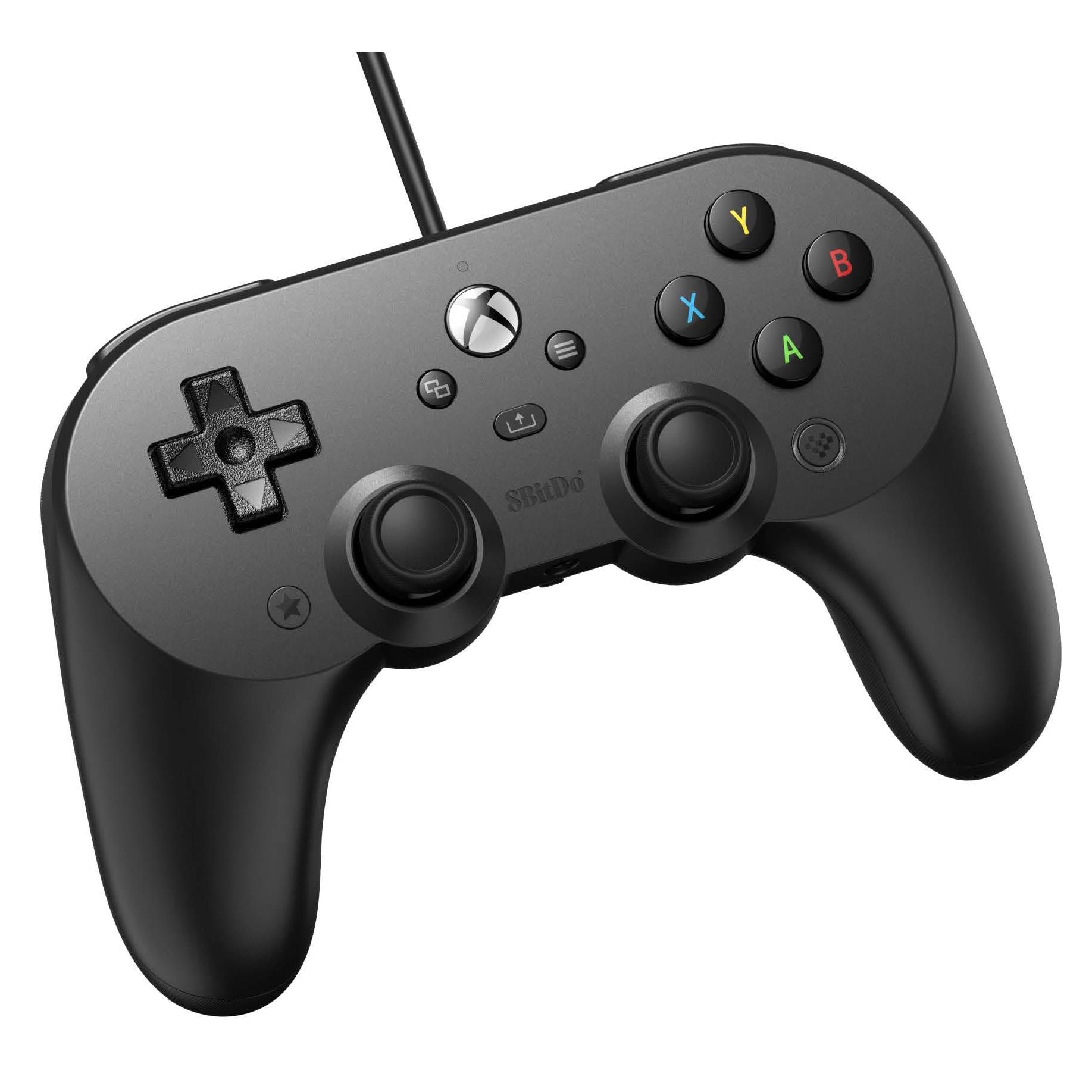 8BitDo Pro 2 Wired Controller for Xbox Series X/S - Black | Enhanced Gaming Experience for PC, Steam, Android & Competitive Play
