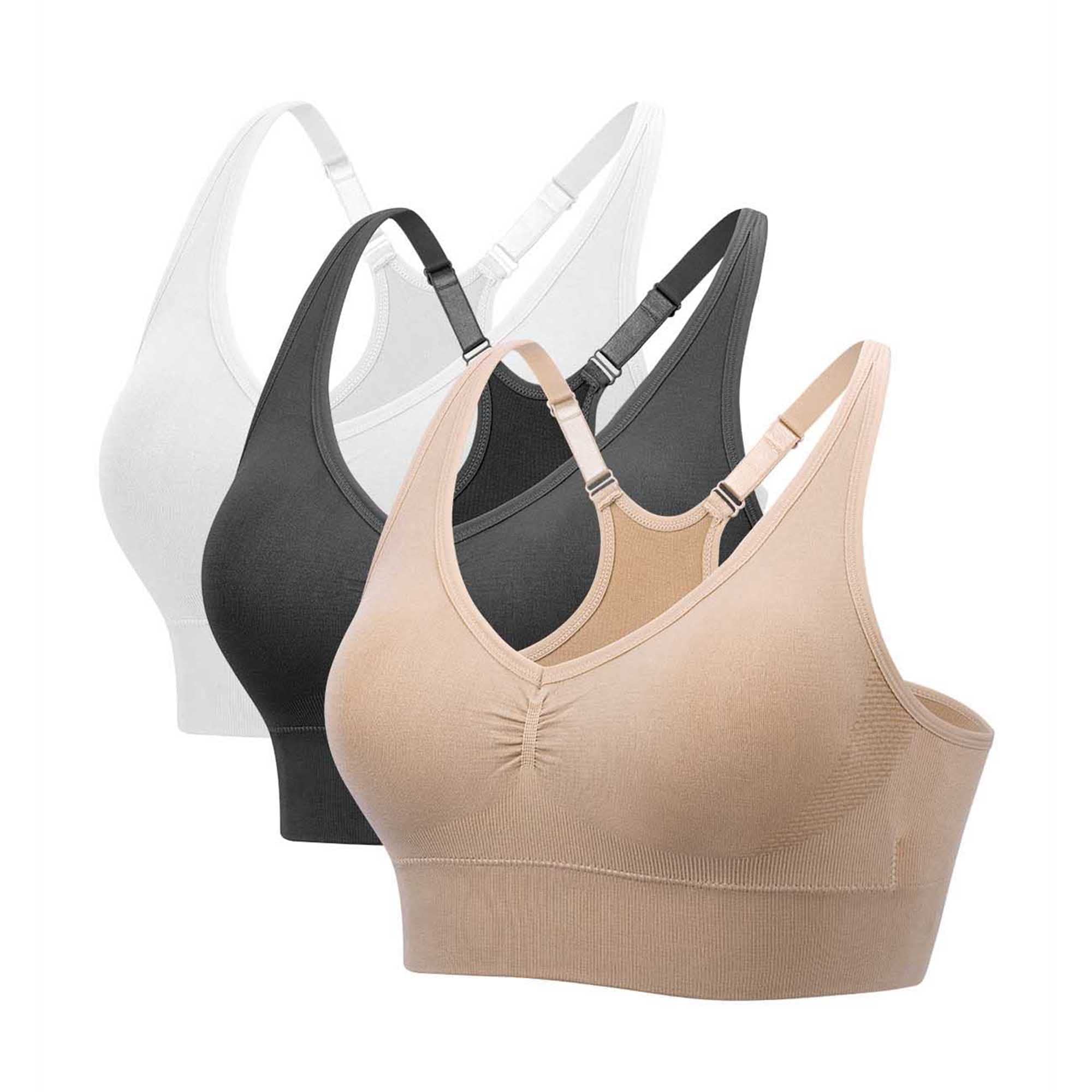 Coobie Seamless Fusion Racerback Sports Bra for Women - Comfortable Workout & Yoga Bra for Running, Gym, and Active Lifestyles