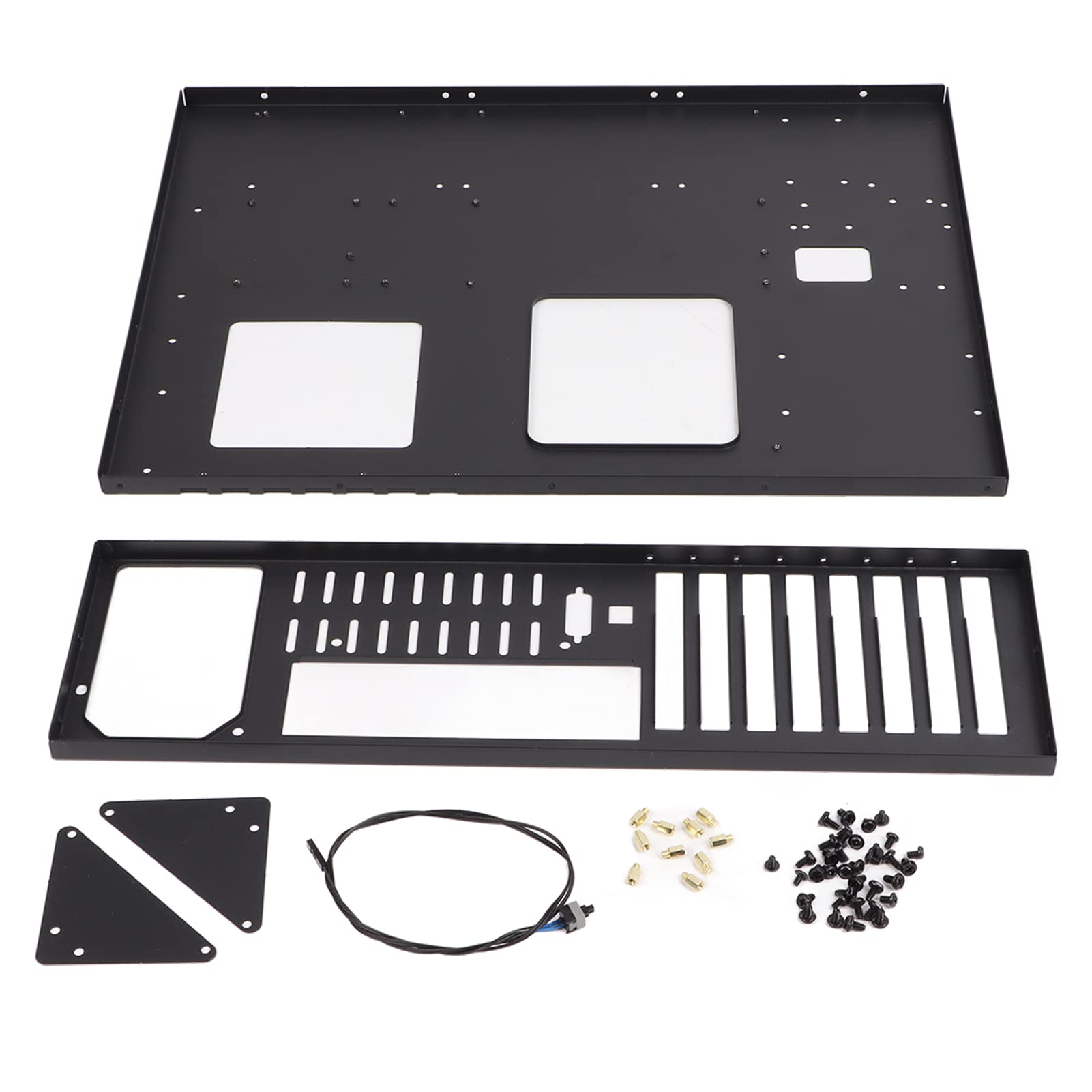 Sxhlseller Open Air Mining Rig Frame - Aluminum Computer Case for Cryptocurrency Mining with Motherboard Bracket | Mining Tools & Equipment for Bitcoin, Ethereum, Dogecoin | Perfect for Home Mining Setup & Crypto Farm Racks