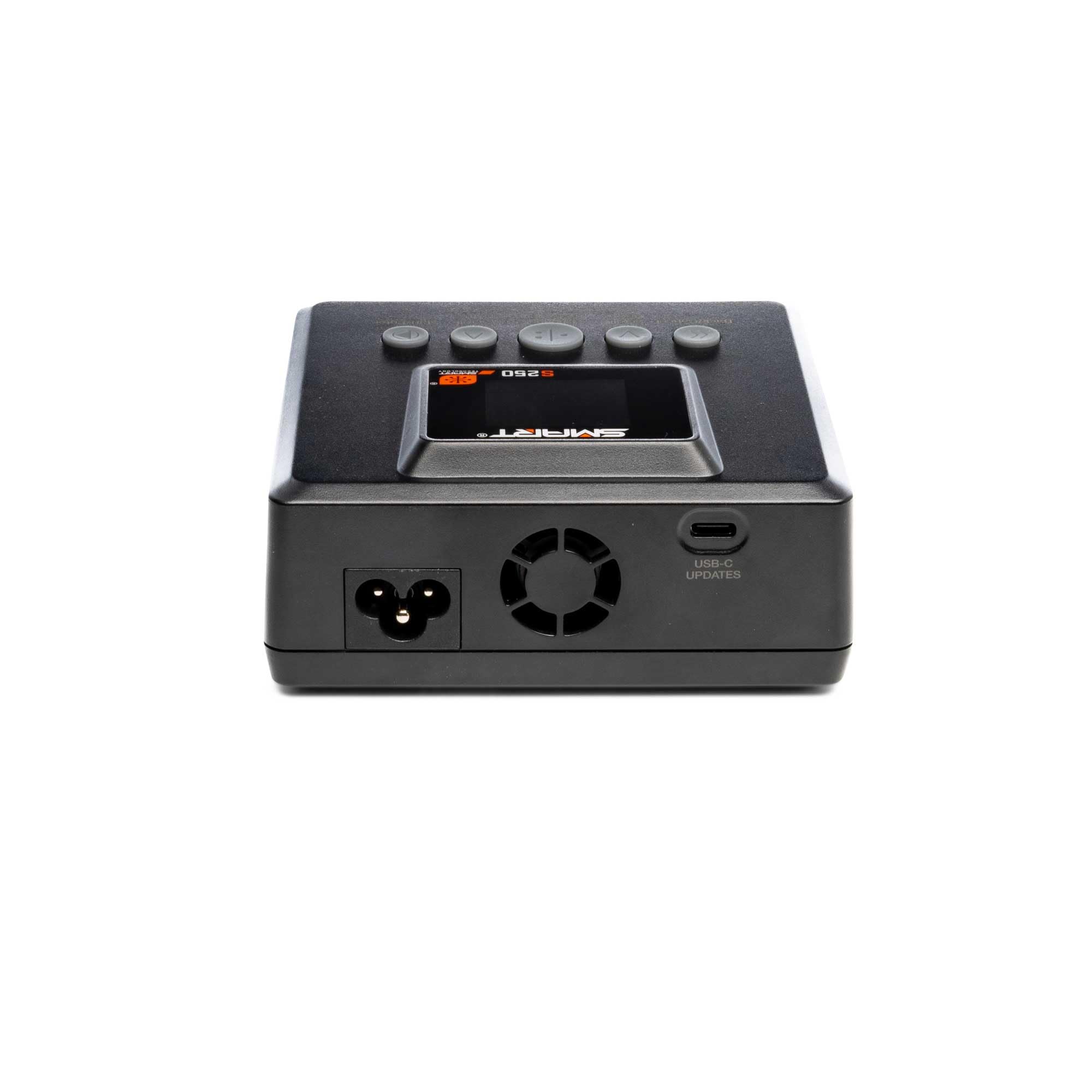Spektrum SMART S250 AC Charger - 2x50W Dual Port Fast Charging for RC Cars, Drones, and LiPo Batteries (SPMXC2060) - Perfect for Hobbyists and Racing Enthusiasts