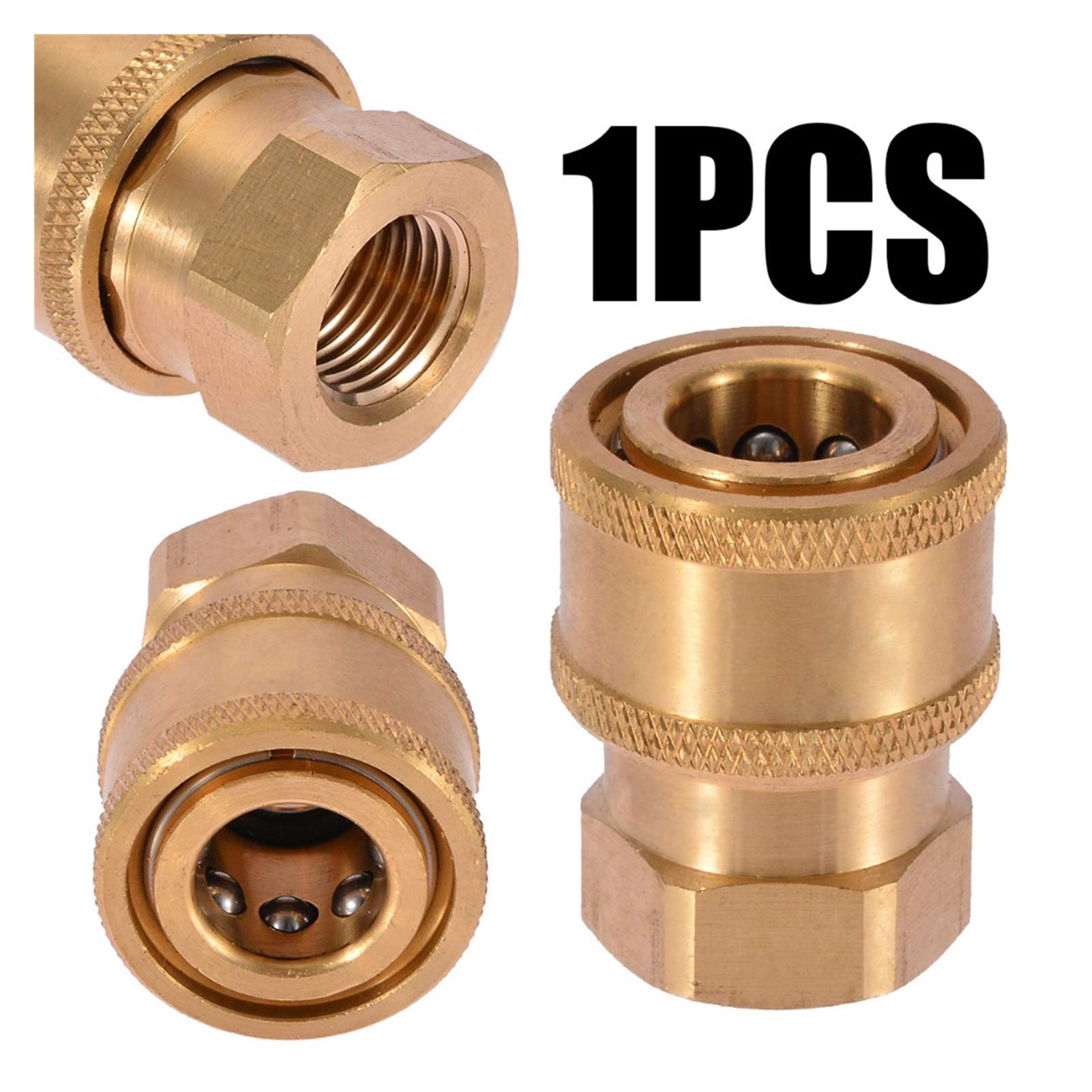 1/4'' Pressure Washer Hose Connector Adapter - Female Garden Watering Sprayer Tool & Faucet Pipe Fitting for Outdoor Cleaning, Car Washing & Lawn Irrigation | Xianglaa Hardware Accessories