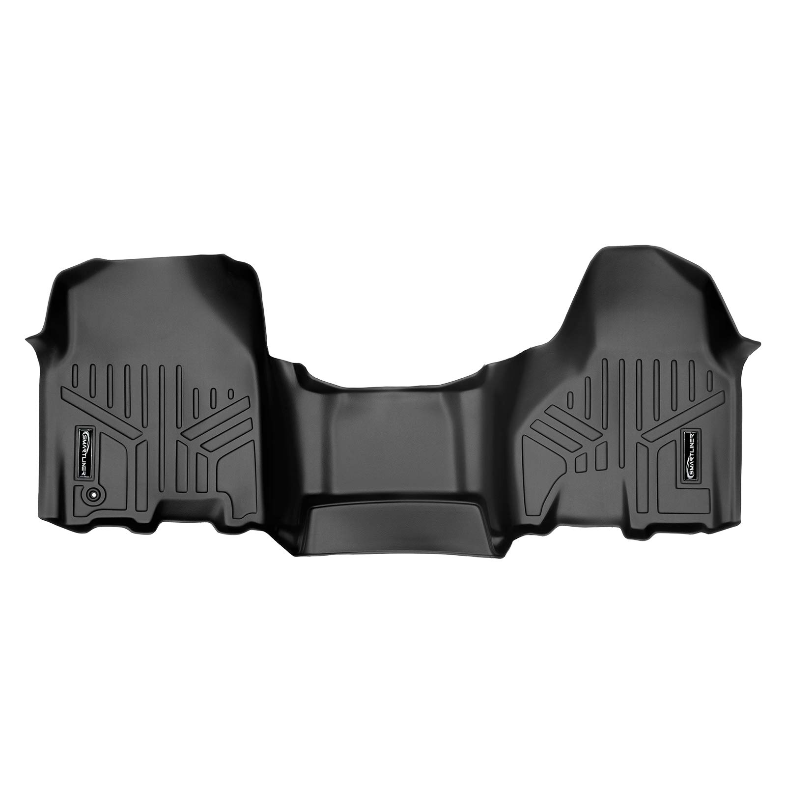 SMARTLINER All-Weather Floor Mats for 2009-2012 Dodge Ram 1500 Crew Cab & 2010-2012 Ram 2500/3500 Crew/Mega Cab - Heavy Duty Black Rubber Car Floor Liners - Perfect for Off-Roading, Work Trucks & Everyday Protection
