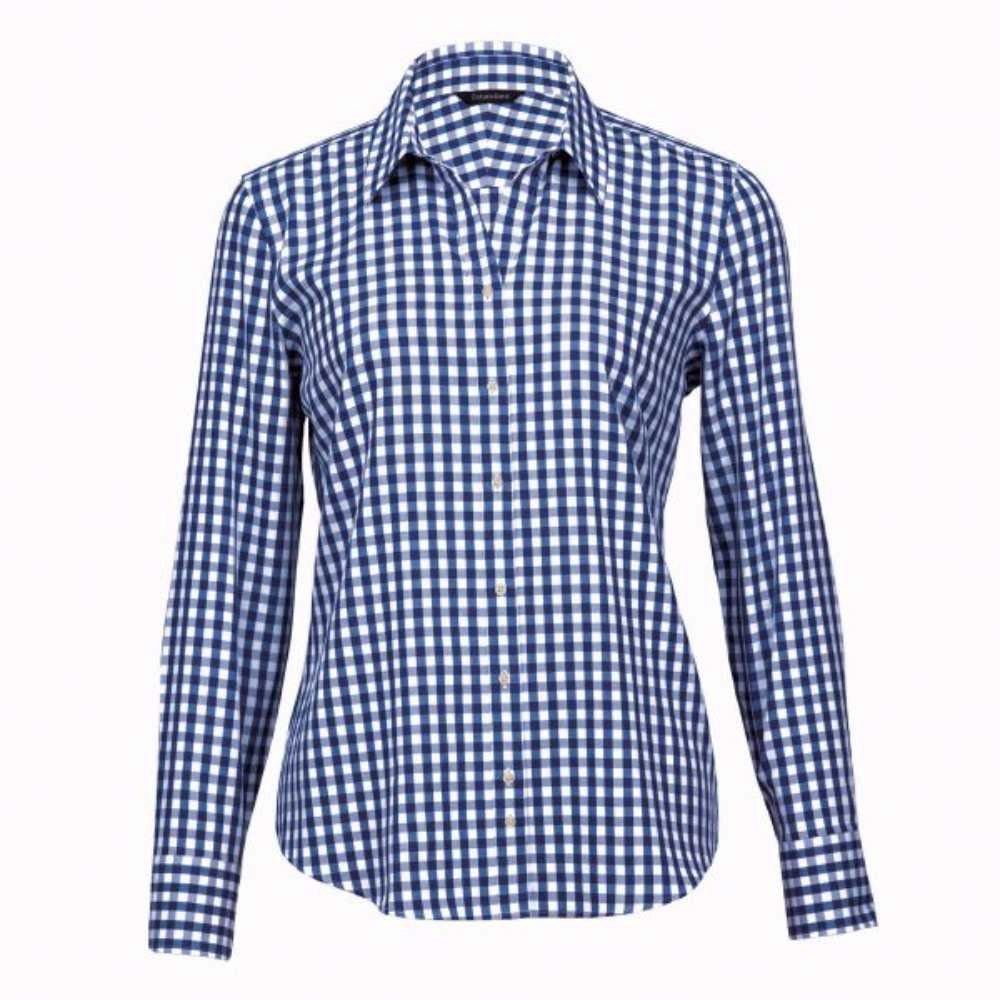 The Hartley Check Shirt for Women | Stylish Casual Button-Down Shirt | Perfect for Office, Outings & Layering