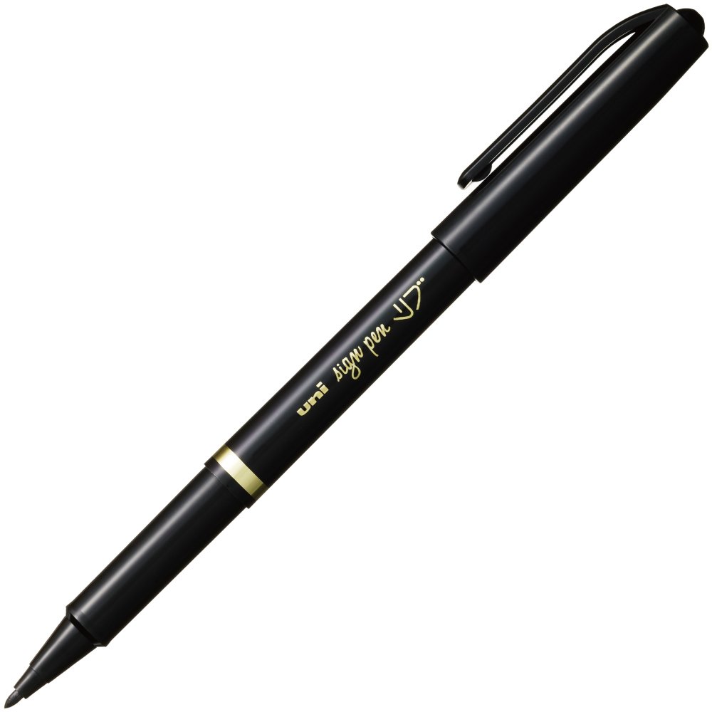 Mitsubishi Pencil MYT7.24 Water-Based Fine Point Black Pens - 10 Pack for Office, School, Note Taking & Art Projects
