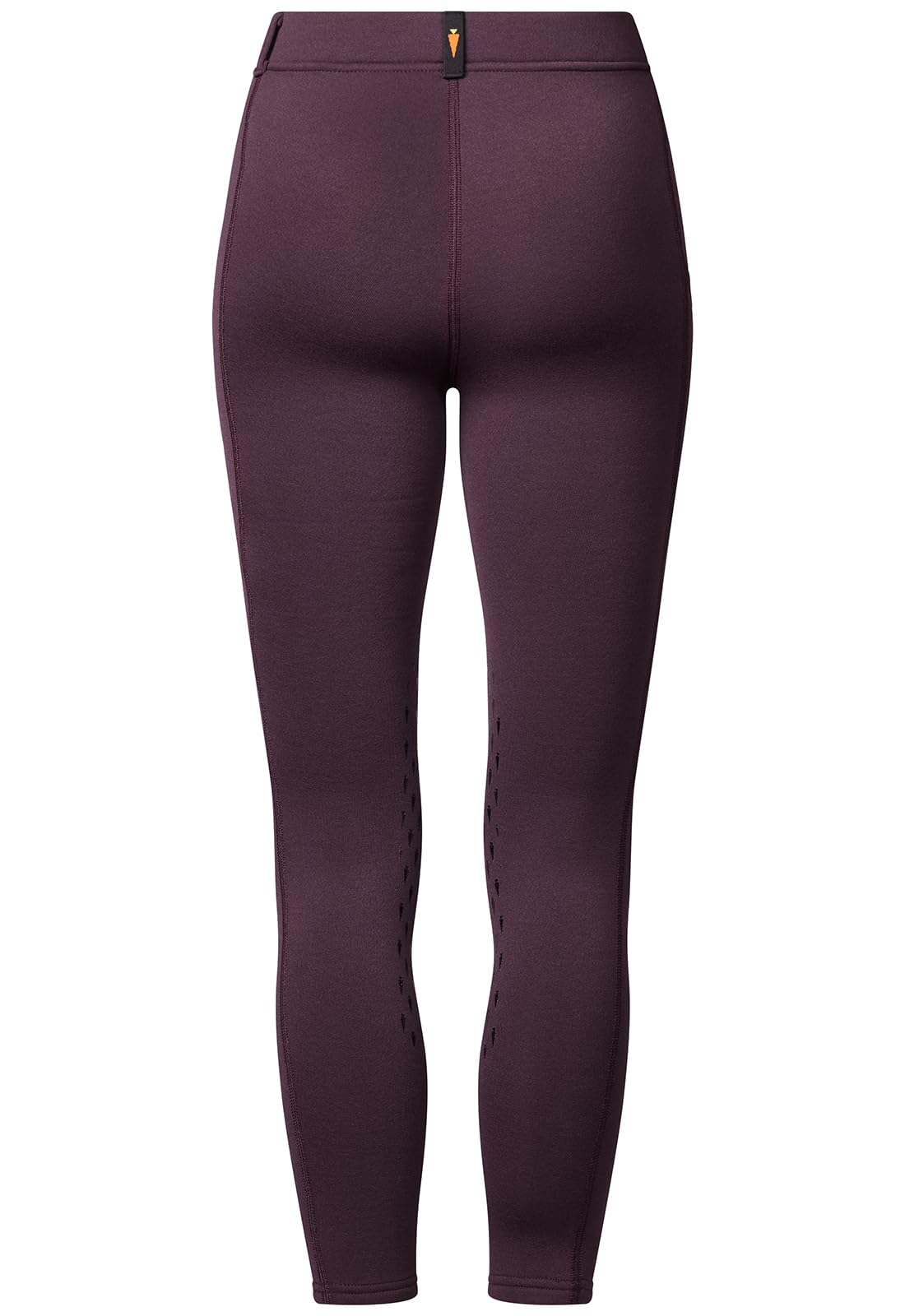 Kerrits Kids Power Stretch Fleece Winter Horse Riding Tights - Warm Polartec Equestrian Leggings with Knee Patch & Pocket for Girls | Perfect for Cold Weather Riding Lessons & Stable Activities