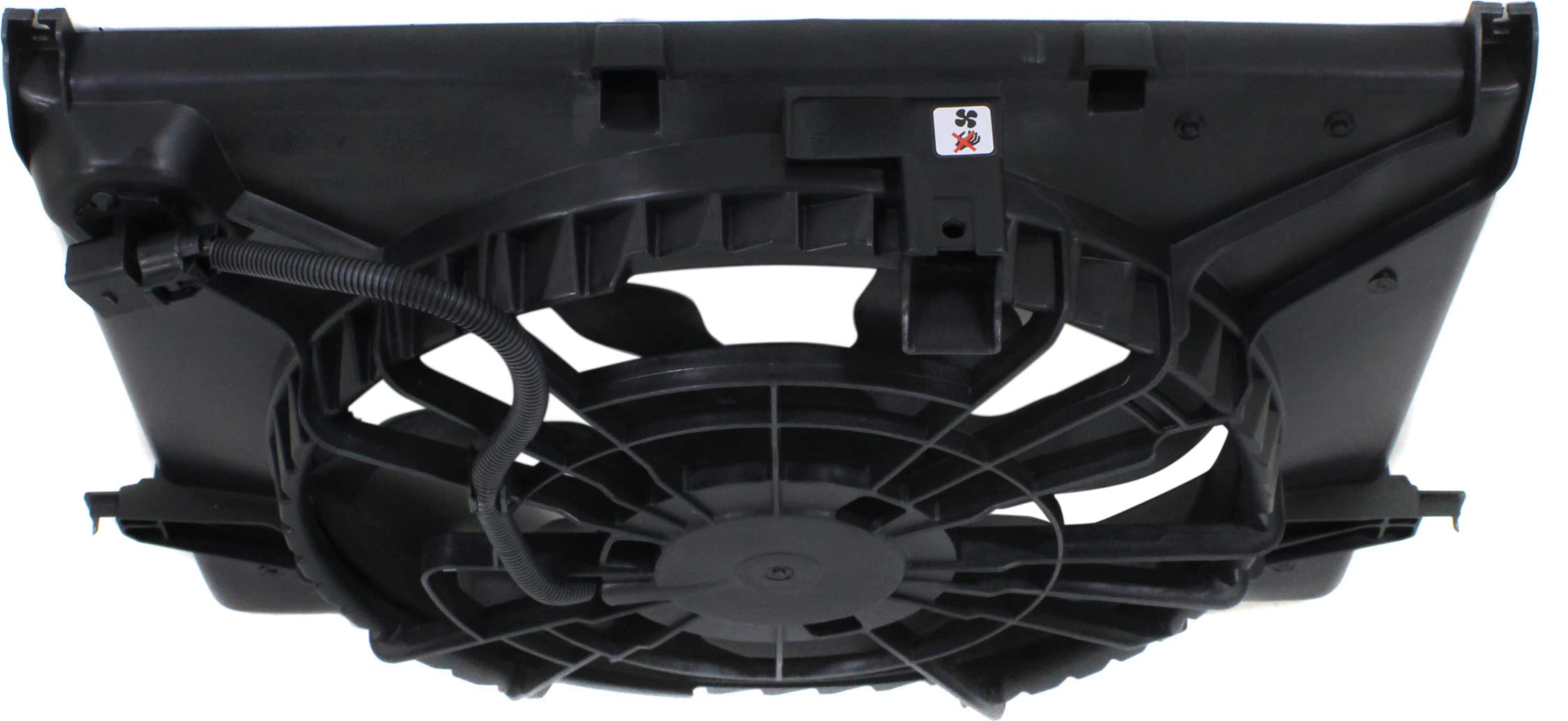 Go-Parts Radiator Fan Assembly for Hyundai Sonata/Kia Optima 2011-2013 | 2.0L Engine Cooling Fan with Resistor | Direct Replacement for 2012-2013 Models | Perfect for Overheating Prevention & AC Performance