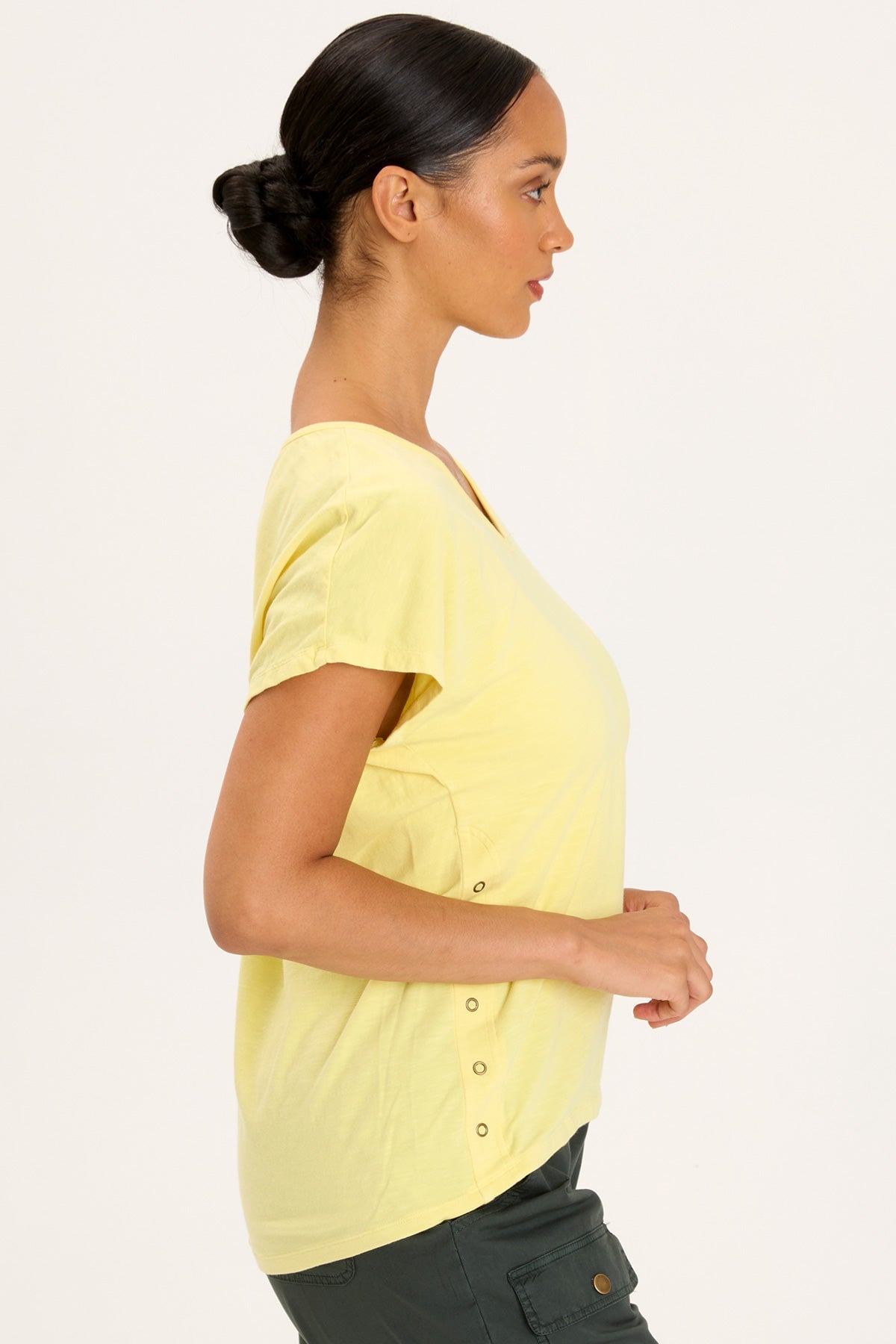 Slub Rian Top Illume Pigment Dye - Trendy Women's Fashion Tops for Casual Wear & Street Style