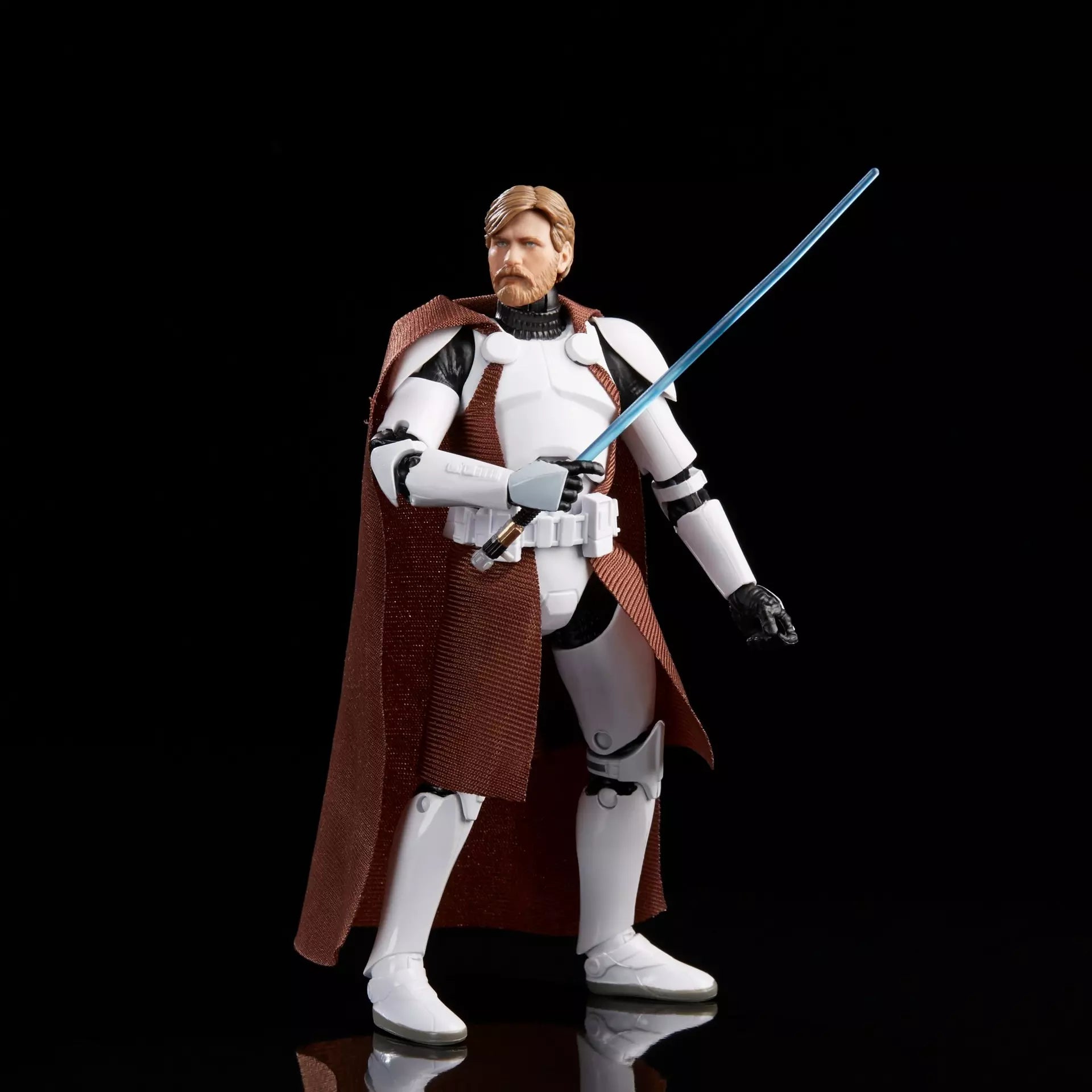 Hasbro Star Wars The Black Series 6-Inch Clone Commander Obi-Wan Kenobi Action Figure - Exclusive Collectible Toy for Display & Gift Giving