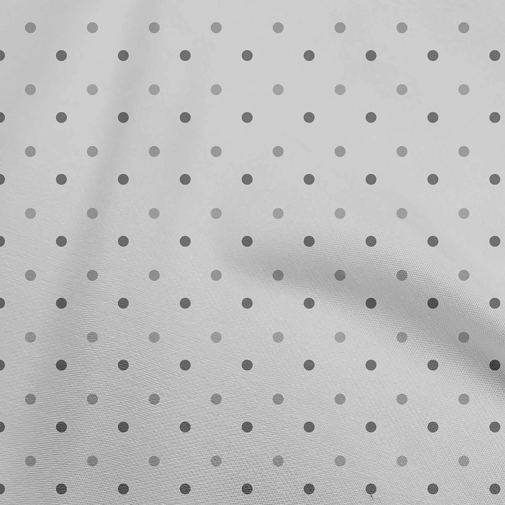 oneOone Rayon Gray Fabric with Dots - 56 Inch Wide Printed Sewing Material by The Yard for DIY Clothing & Crafts | Perfect for Dresses, Quilting & Home Decor Projects