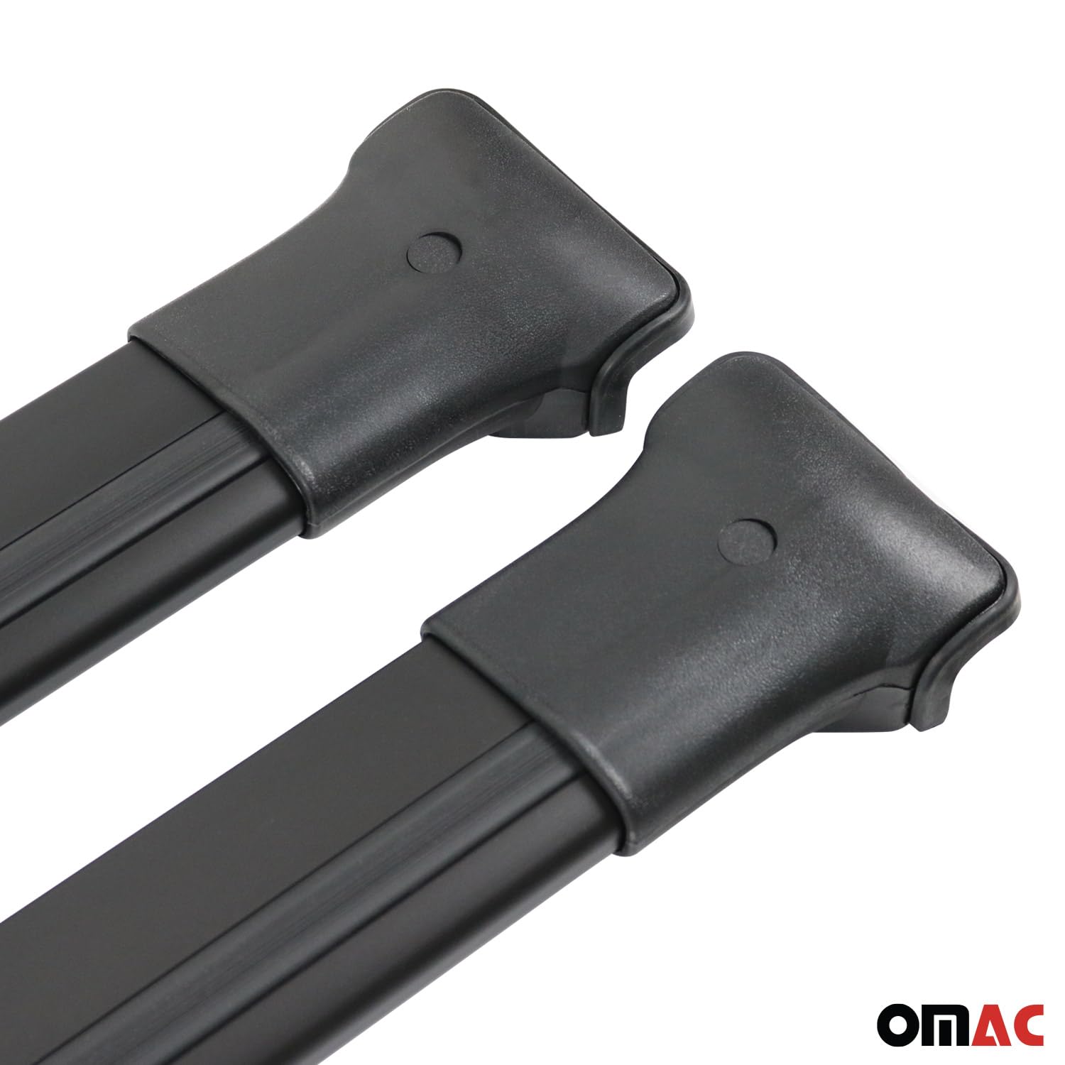 OMAC Black Roof Rack Cross Bars - Heavy Duty Luggage Carrier for Chevrolet Tahoe (2007-2014) | 2-Piece Set | Perfect for Road Trips, Camping & Outdoor Adventures