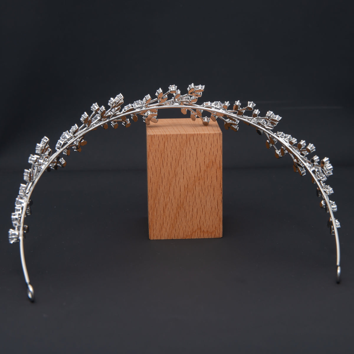 Elegant Cubic Zirconia Soft Headband for Weddings - Crystal Bridal Tiara Hair Accessory HG110 | Perfect for Brides, Prom, Pageants & Special Occasions