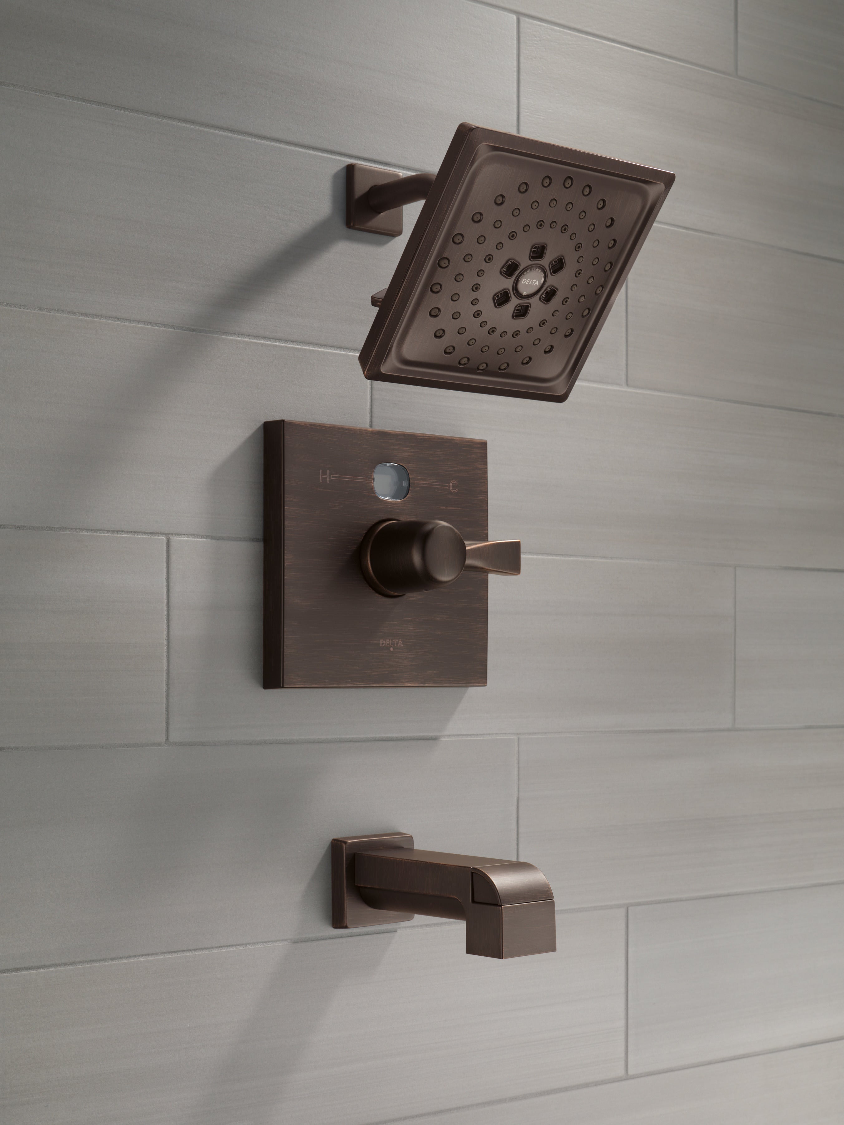 Delta RP6023RB 5-1/2 Inch Shower Arm in Venetian Bronze Finish - Perfect for Bathroom Renovations & Modern Shower Installations
