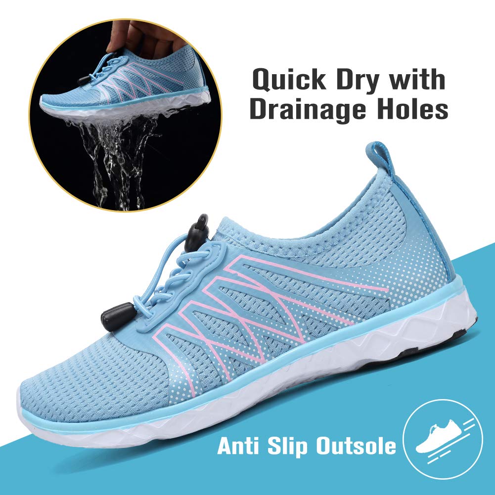 CIOR Kids Water Shoes for Boys & Girls - Lightweight Aqua Athletic Sneakers for Sports, Beach, and Pool Activities (Little Kid/Big Kid) - Perfect for Swimming, Surfing, and Outdoor Adventures