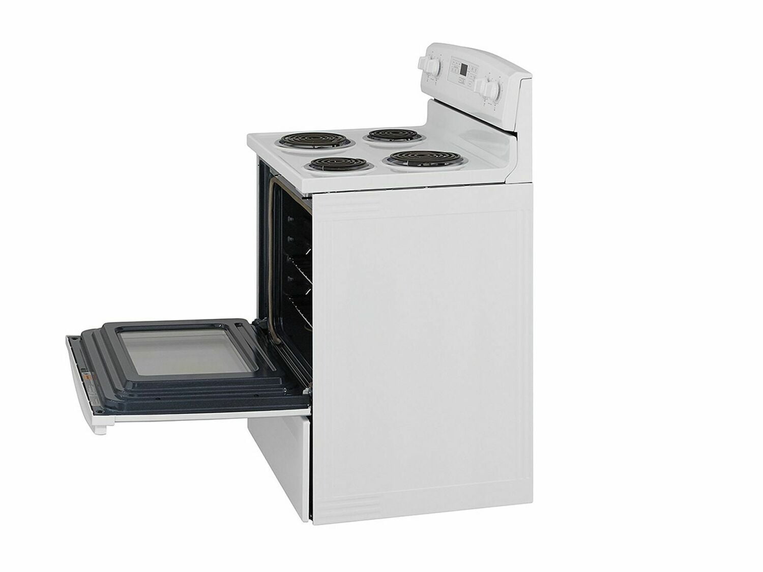 Amana ACR4503SFW 30 Inch Electric Range with Self-Cleaning Option - White | Freestanding Kitchen Stove for Home Cooking & Baking